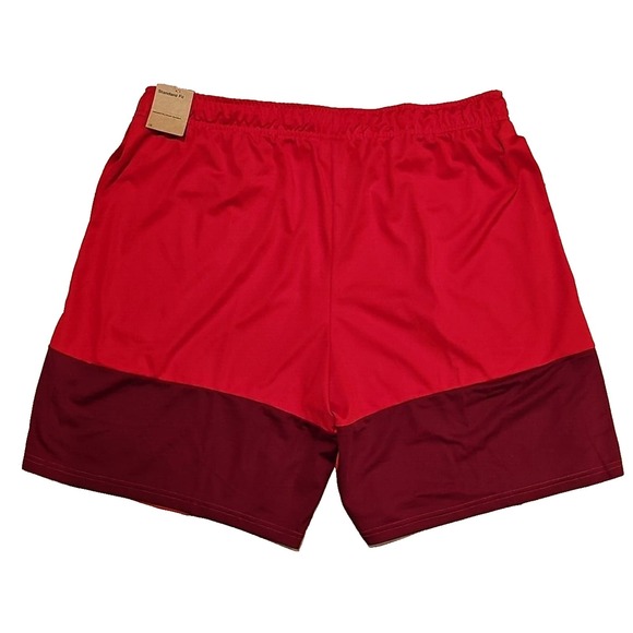 Nike Mens Size 4XL Red Dri-FIT Knit Training Hybrid Shorts DM5944-657 XXXXL NEW - Picture 3 of 4